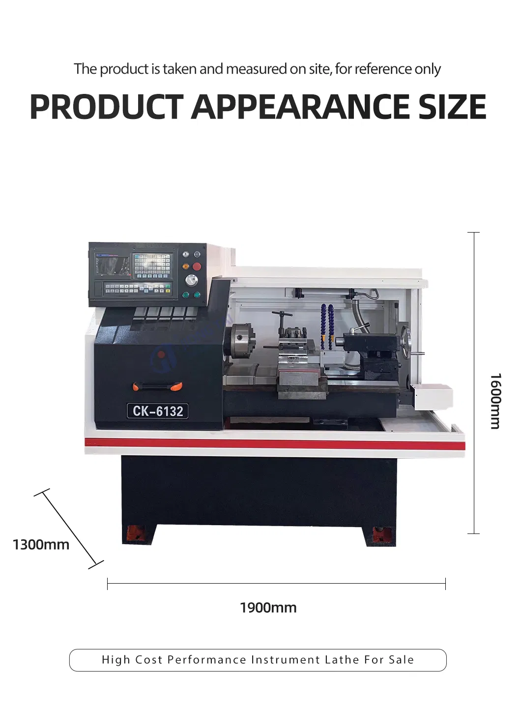 High Precision and Efficiency Ck6132 Instrument CNC Lathe