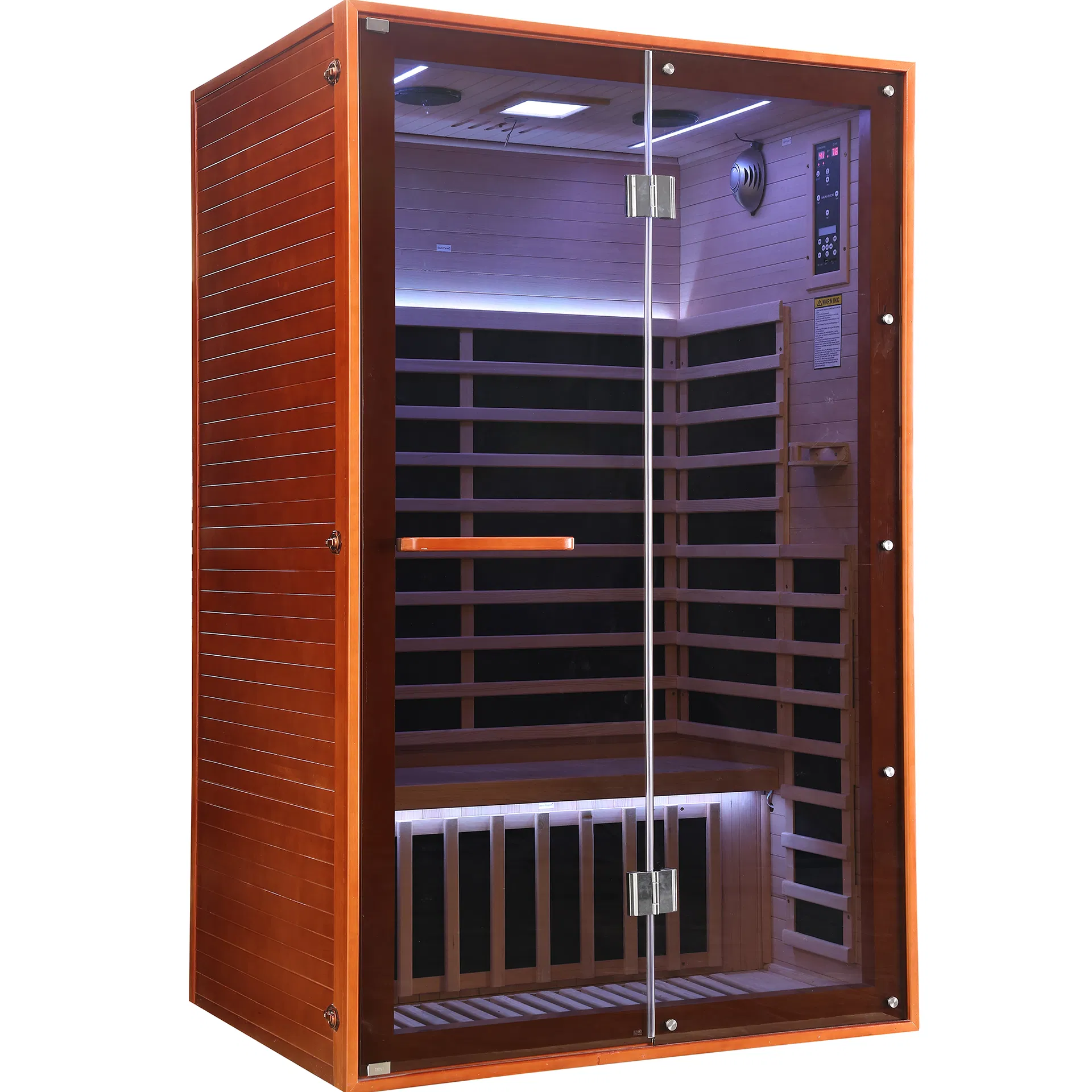 Wooden Indoor Double Infrared Sauna Room Cabin House