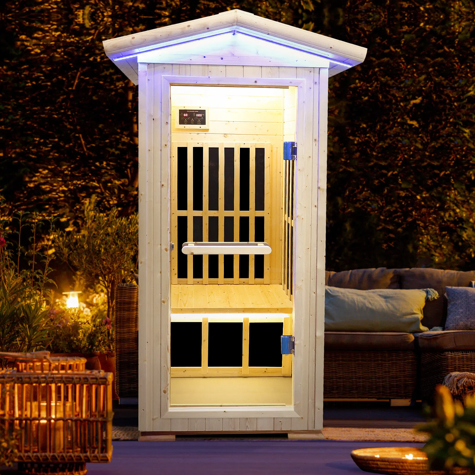 Single Person Spruce Far Infrared Sauna Hair Room