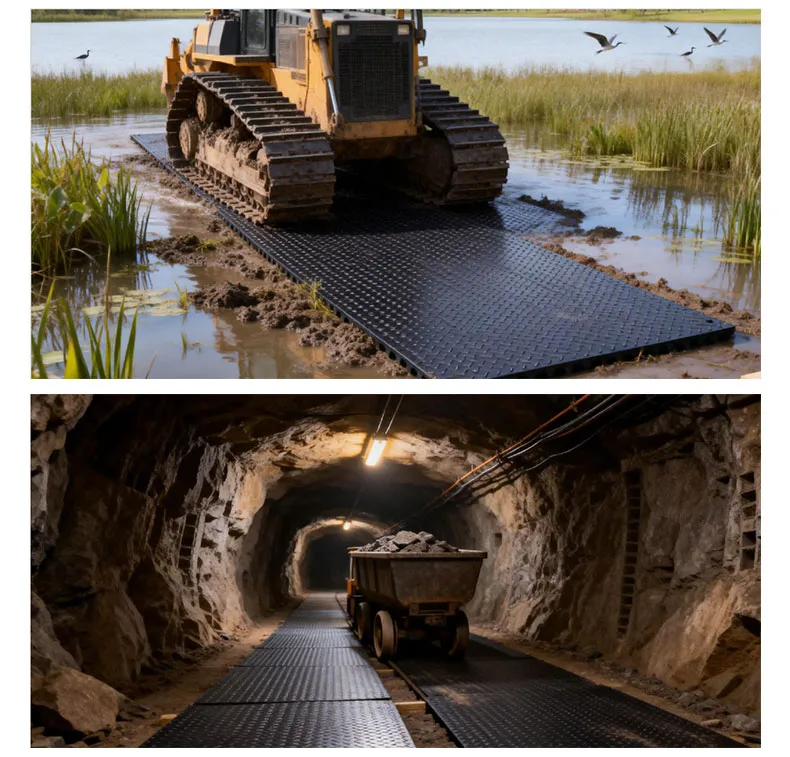 China Factory Super Heavy Load Ground Protection Mat for Mines