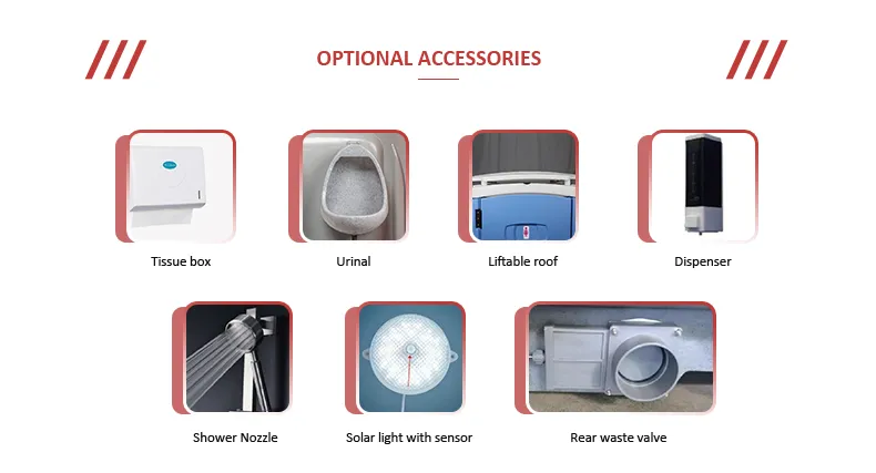 Custom Color Portable Toilet Fast Flush with Sink Convenient for Outdoor Use Essential Mobile Bathroom