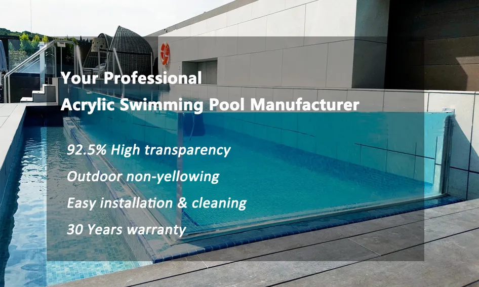 Fiberglass Portable Above Ground Acrylic Swimming Pool Outdoor Designs Acrylic Swimming Pool