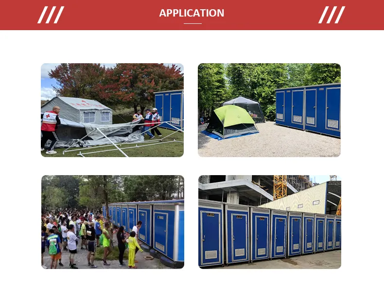 Conventional Design Portable Toilet and Shower Room for Outdoor Activities