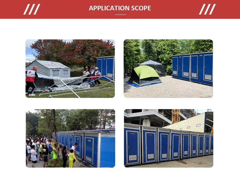 Moveable Toilet Cabin Portable Mobile Public Bathroom for Sale