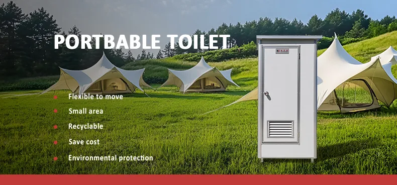 Custom Color Portable Toilet Fast Flush with Sink Convenient for Outdoor Use Essential Mobile Bathroom