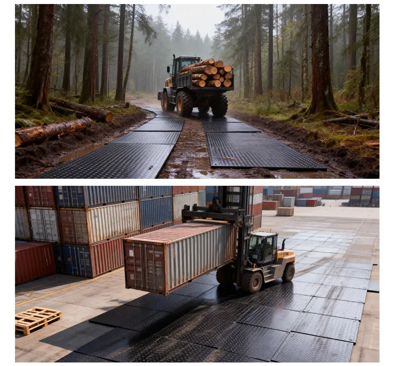 Fine-Quality Ground Hardened Temporary Road Mat for Oil Fields