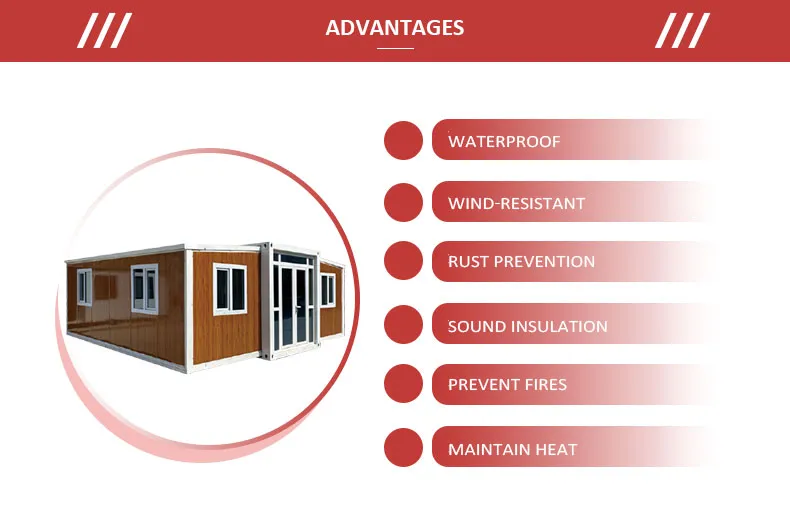 Lglw Customized Steel Expandable Container House with 2/3 Bedrooms