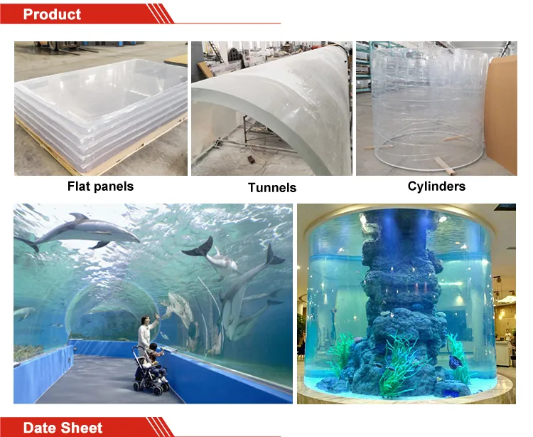 Fancy Clear Large Round Acrylic Fish Tank Aquarium