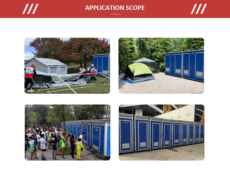 Double Outdoor Lavatory Prefabricated Modular Parks Sandwich Panel Portable Latrine Public Cheap Price Small Modular Container Toilet