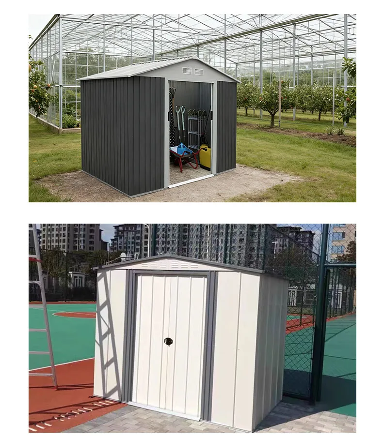 10*8FT Secure Lockable Steel Storage Shed Tidy Potting Garden Shed Reliable Outdoor Home Shed Outdoor Storage Shed Garden Shed Prefabricated Shed