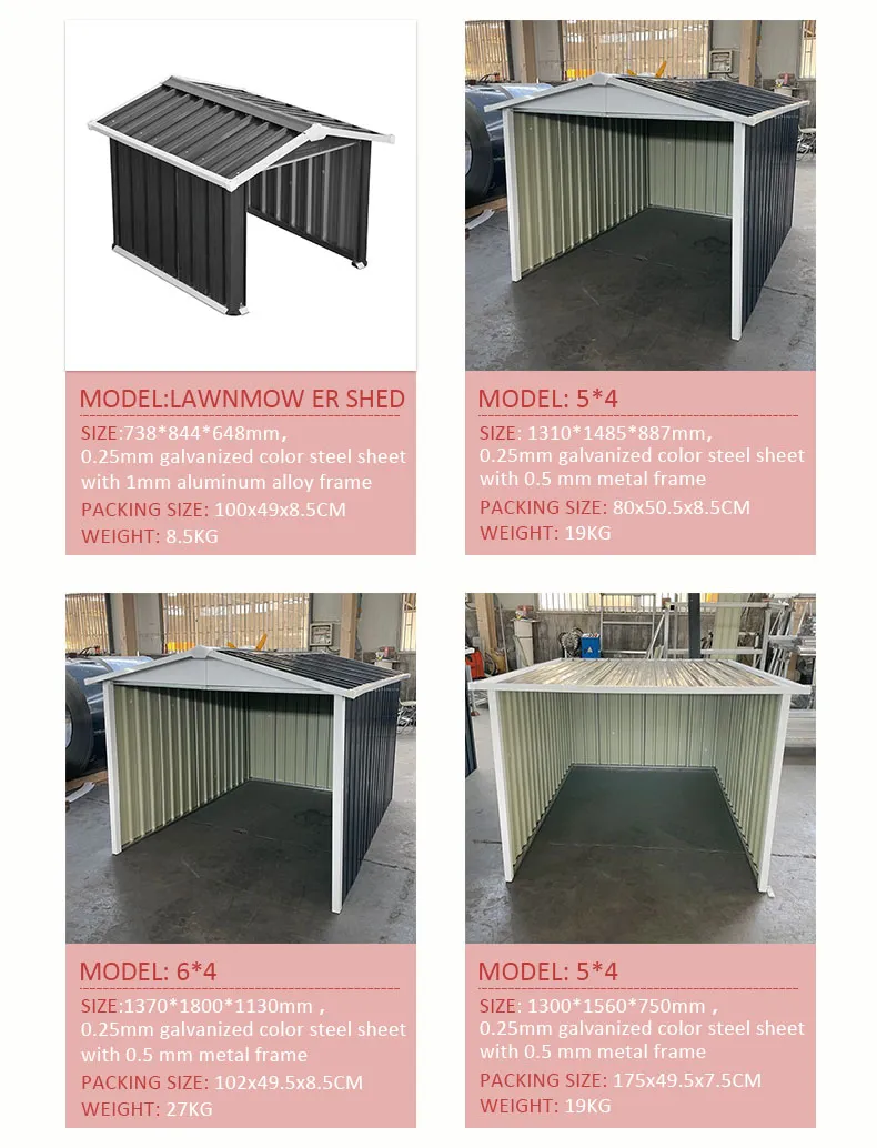 10*8FT Secure Lockable Steel Storage Shed Tidy Potting Garden Shed Reliable Outdoor Home Shed Outdoor Storage Shed Garden Shed Prefabricated Shed