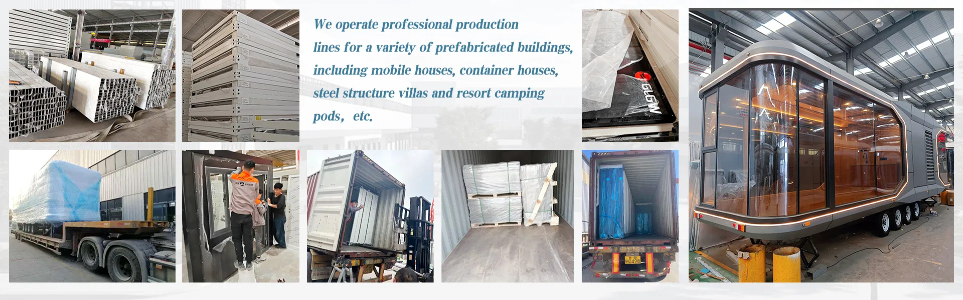 Standard Stability Prefab Detachable Mobile Portable Home for Sale Waterproof Prefabricated Flat Pack Container House Modular House Tiny Home