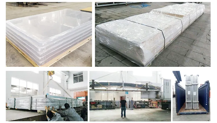 Wholesale Clear Customized Acrylic Plexiglass Windows Swimming Pool
