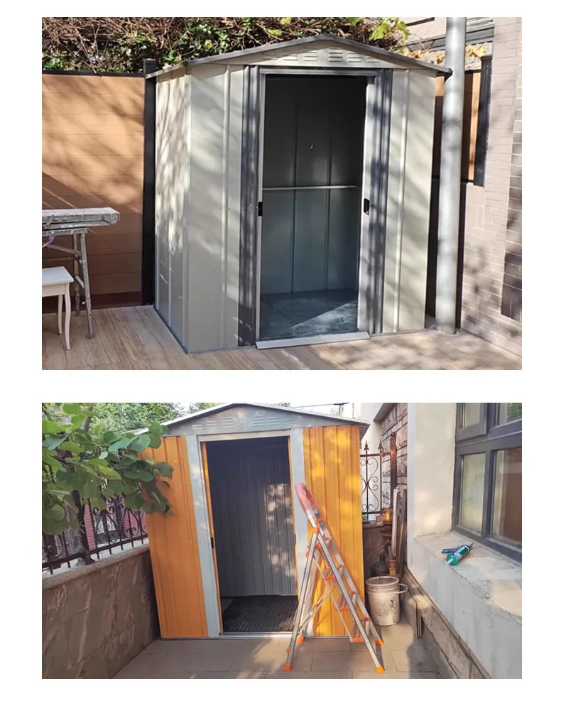 10*8FT Secure Lockable Steel Storage Shed Tidy Potting Garden Shed Reliable Outdoor Home Shed Outdoor Storage Shed Garden Shed Prefabricated Shed