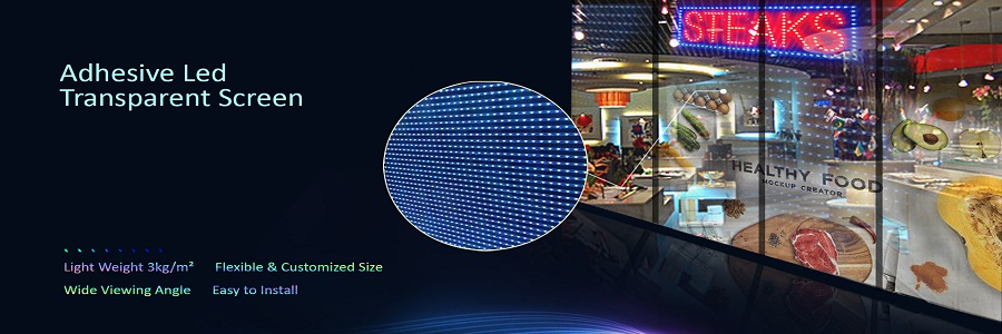 Adhesive Led Transparent Screen