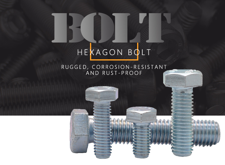 galvanised hex bolts and nuts screws 40mmx6mm hexagon head bolt 316 m9x40 60mm bolt m7 flange hexagonal bolts 5/8