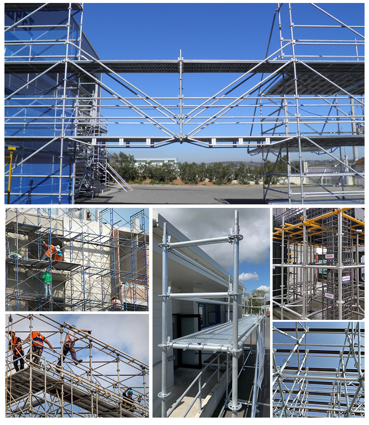 cuplock scaffolding system lightweight multidirectional scaffolding ladder base jack ladder scaffolding system