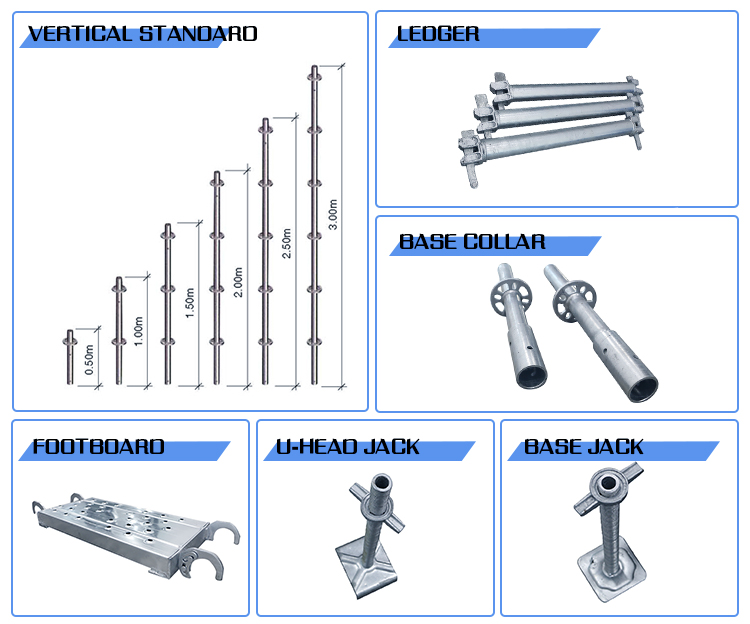 concrete slab roof formwork scaffolding system quick stage scaffolding galvanized steel planks ringlock