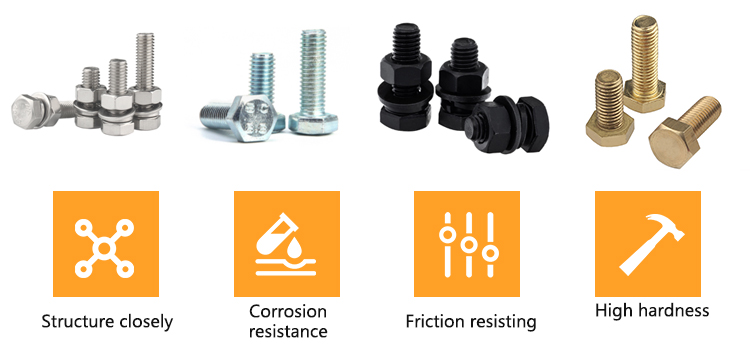 galvanised hex bolts and nuts screws 40mmx6mm hexagon head bolt 316 m9x40 60mm bolt m7 flange hexagonal bolts 5/8