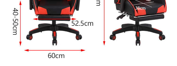 Free Sample Pc Office Racing Computer Reclining Leather Silla Gamer Dropshipping Led Gaming Chair With Footrest