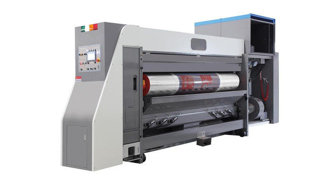 Three color 1200mm Flexographic Box Printing Machine For Carton Box 1