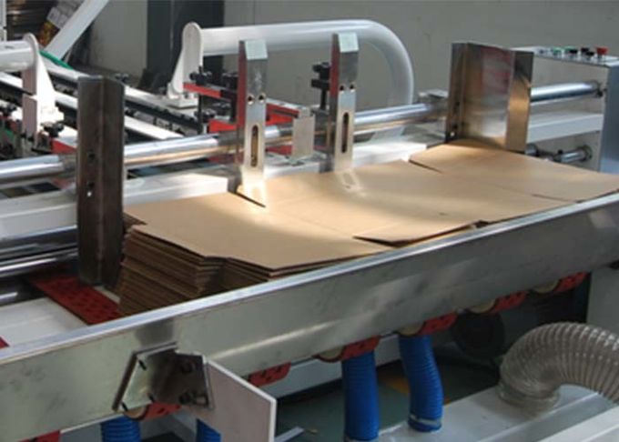 10KW Automatic Folder Gluer Stitcher Machine 7 Ton Cardboard Stitching Machine 1