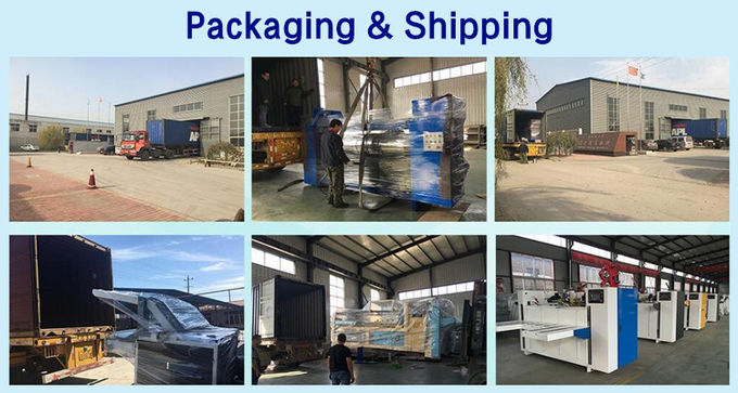 10KW Automatic Folder Gluer Stitcher Machine 7 Ton Cardboard Stitching Machine 3