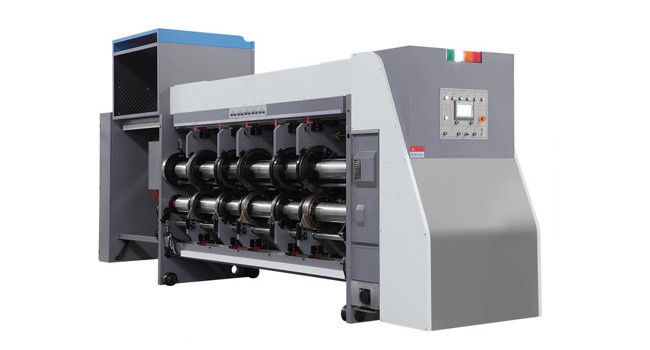 Three color 1200mm Flexographic Box Printing Machine For Carton Box 2