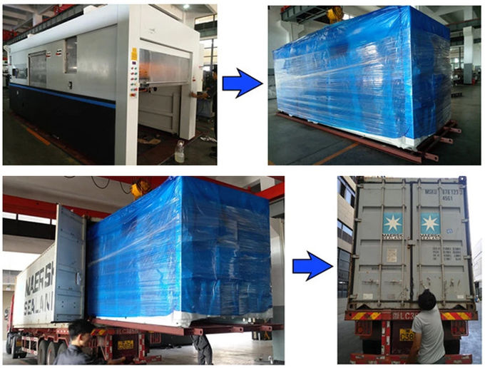 150m/Min Corrugated Board Production Line , Fingerless Single Facer Corrugated Machine 0