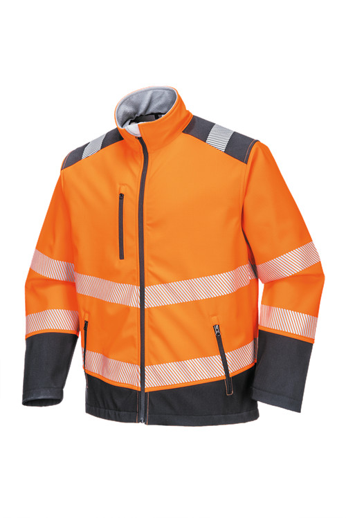 JE4036-150D polyester ripstop mechanical stretched+TPU+grey fleece，310gm2 HV orange.jpg