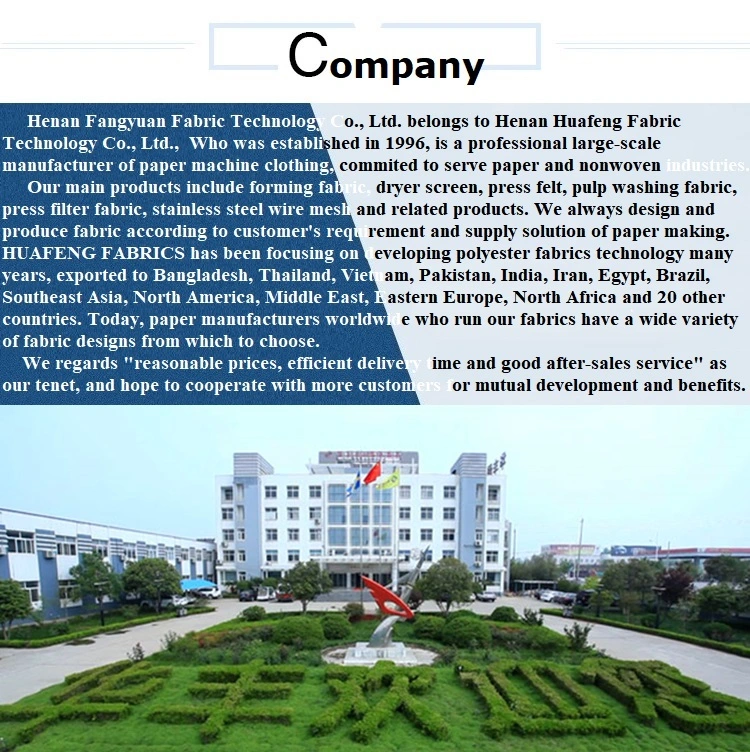 Pulp & Paper Industry Equipment Paper Making Polyester Large Loop Middle Loop Small Loop Spiral Dryer Screen Wire Mesh Fabric for Drying Paper in Paper Mill