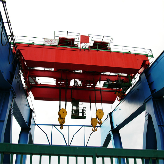 QE Type 5~16t Double Handcart Hook electric bridge crane Electric Trolley 0