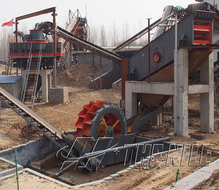 Sand making production line sand crushing equipment rock quarry machine