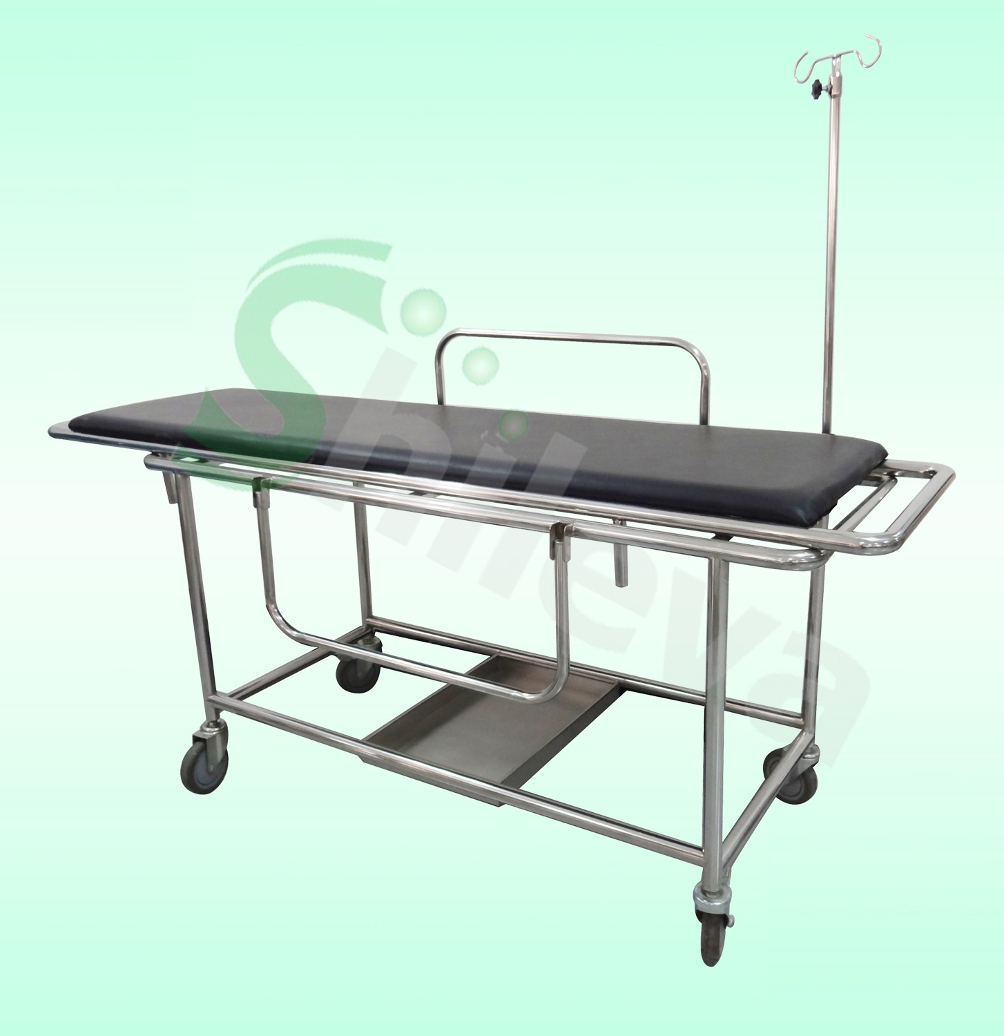 28、SLV-B4003S小四轮担架车,Stainless-steel Stretcher with Four Castors副本.jpg