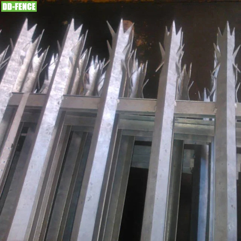 Galvanized Steel Iron Security Garden Europe Palisade Fencing Panel Metal Palisade Fence