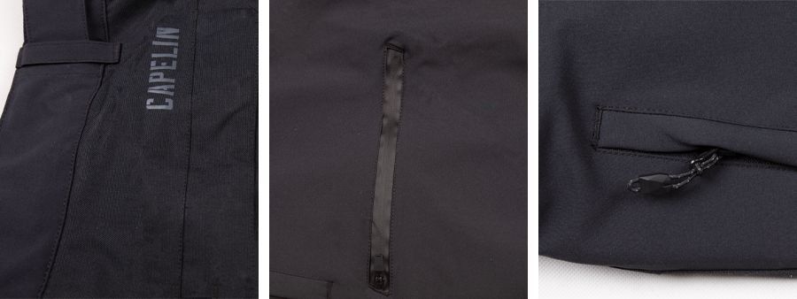 mens waterproof ski pants keep warm detail