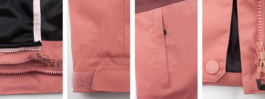 ladies 3 in 1 jacket detail