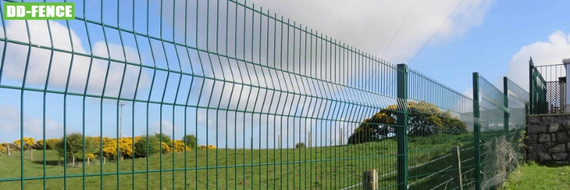 High Quality Galvanized Metal PVC Coated 3D V Bending Welded Curvy Wire Mesh Panel Fence for Garden Farm