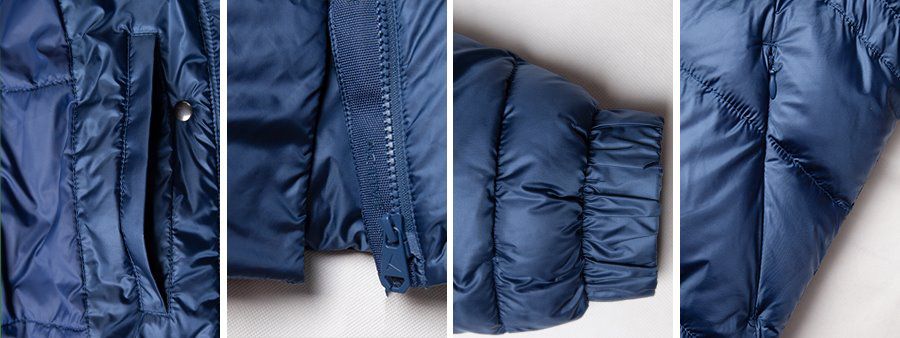 Lightweight parka jacket detail Lightweight parka jacket detail