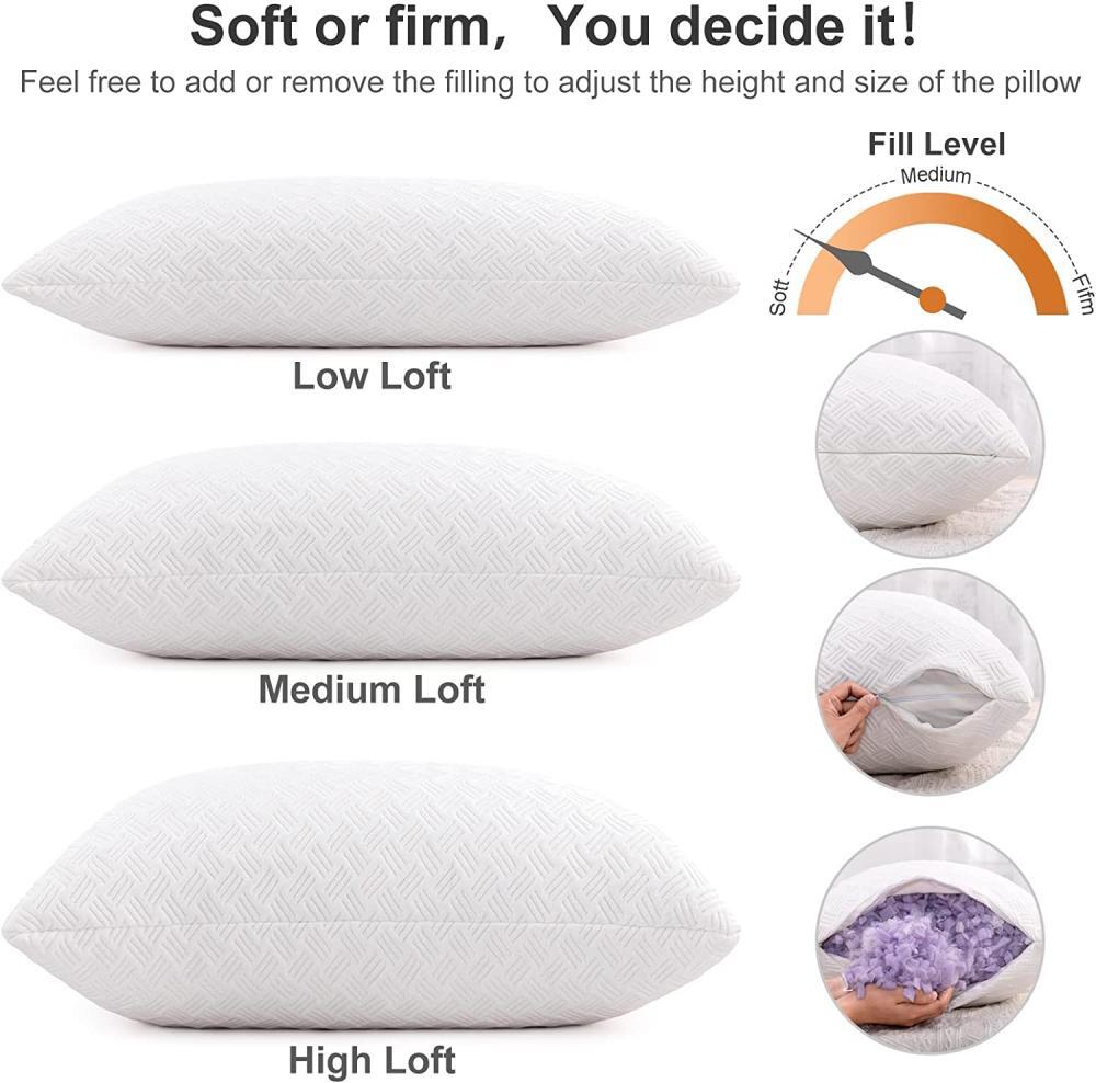 Purple Shredded Memory Foam Pillow115 Jpg Purple Shredded Memory Foam Pillow115 Jpg