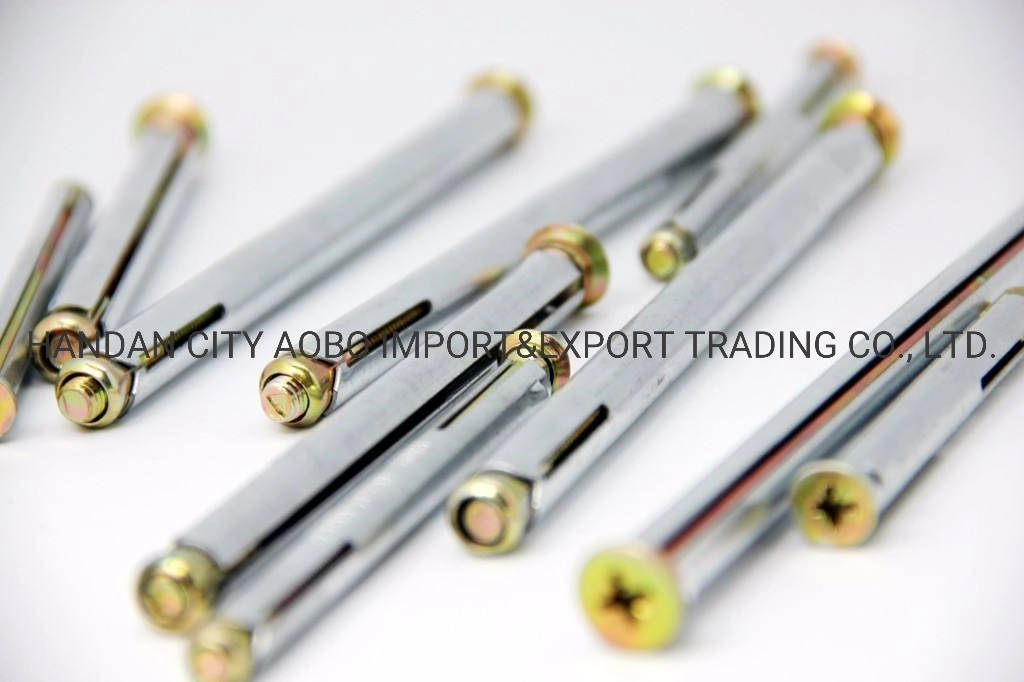 Carbon Steel Screws and Metal Frame Anchors Zinc Coated Anchor Bolt Expansion Anchor